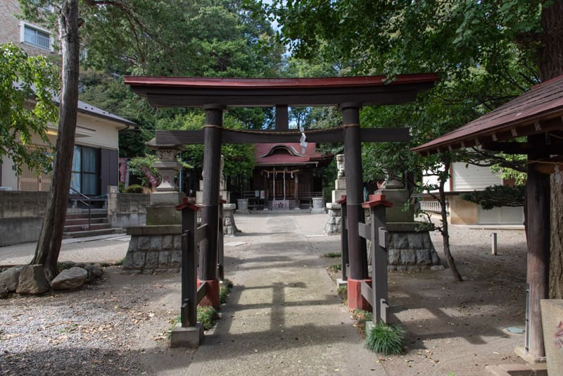 松ヶ丘北野神社　鳥居2