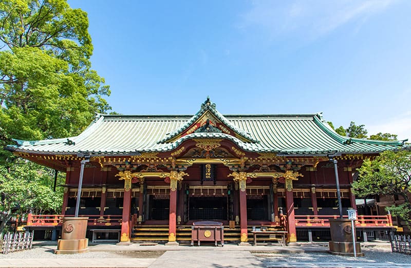 根津神社　拝殿