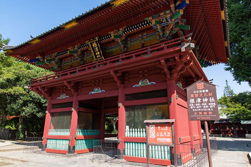 根津神社　桜門