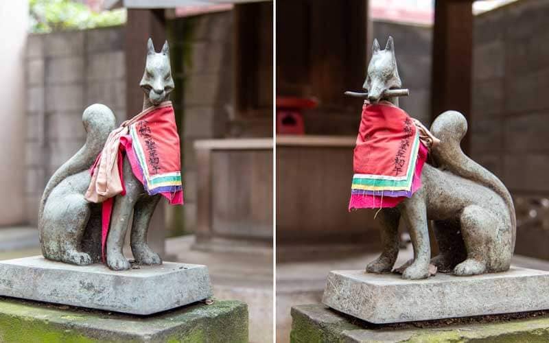 王子稲荷神社 狐