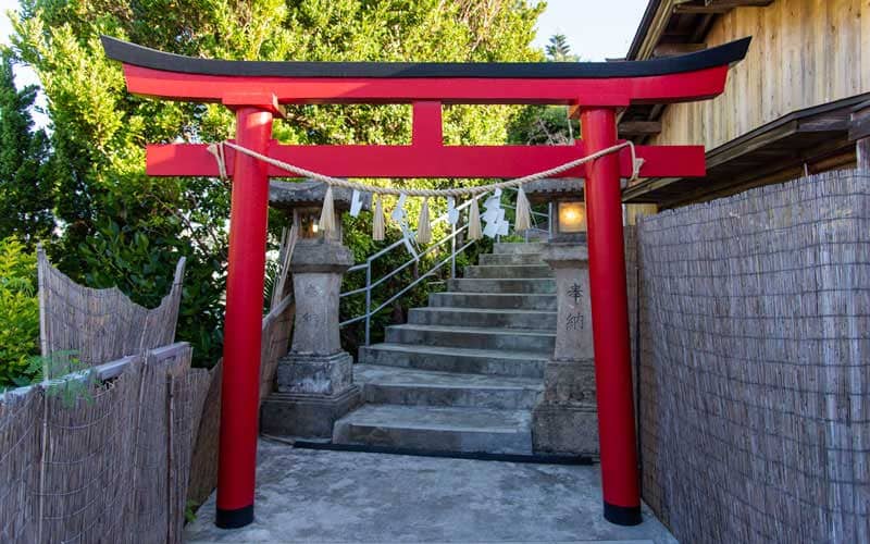 沖宮 天燈山入り口の鳥居