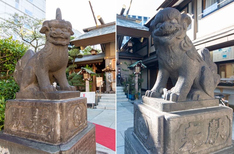 芝大神宮　狛犬