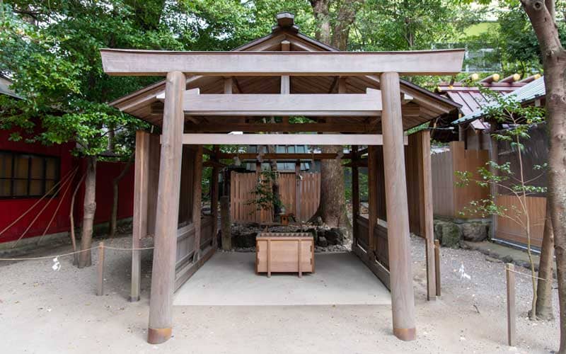 須原大社　拝殿