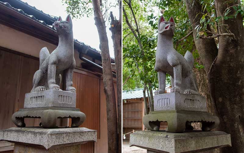 須原大社　須原稲荷神社　狐