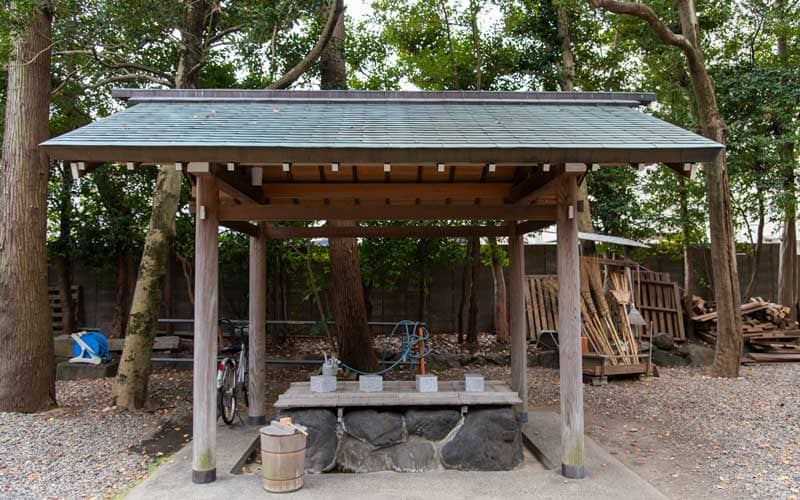 須原大社　手水舎