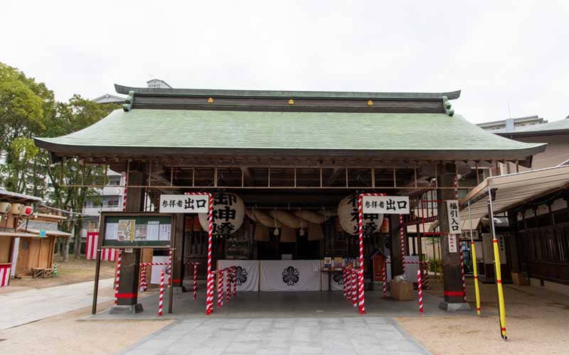 十日恵比寿神社　拝殿