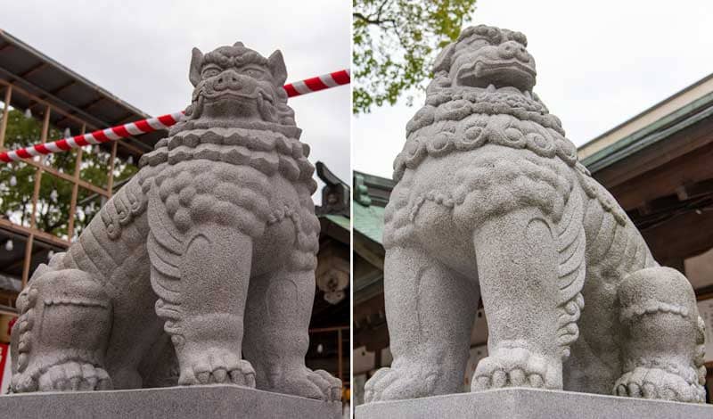 十日恵比寿神社　狛犬