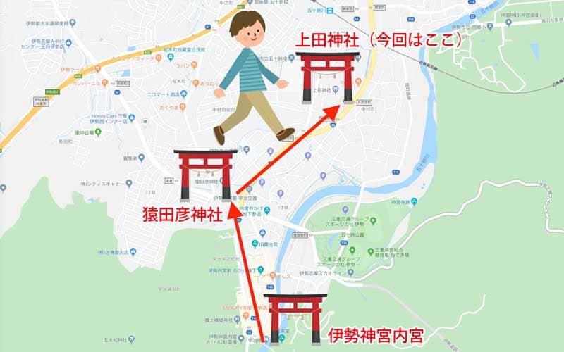 上田神社 マップ