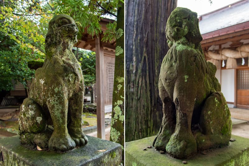 八重垣神社　狛犬
