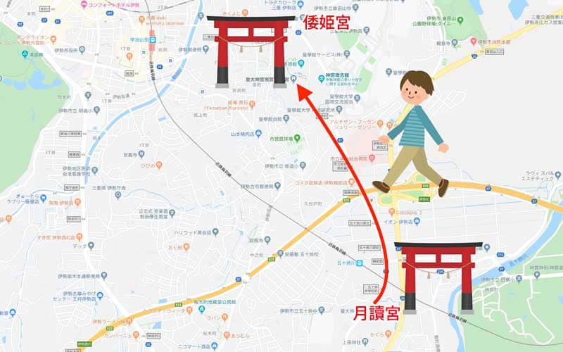 倭姫宮 道のり