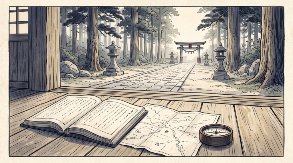 陰陽道の神社を回るときに見る場所